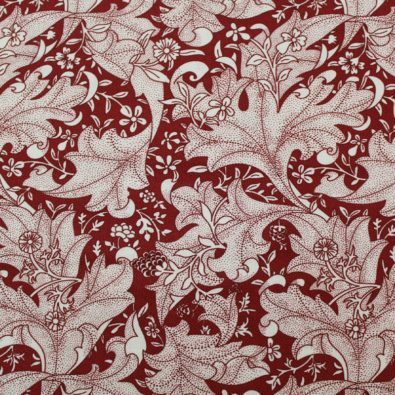William Morris Quilting Cotton - Red - Wallflower