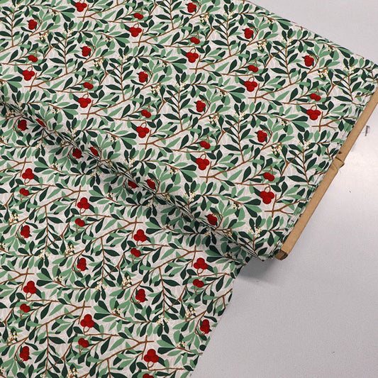 William Morris Viscose - Green - Arbutus