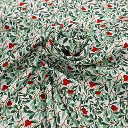 William Morris Viscose - Green - Arbutus