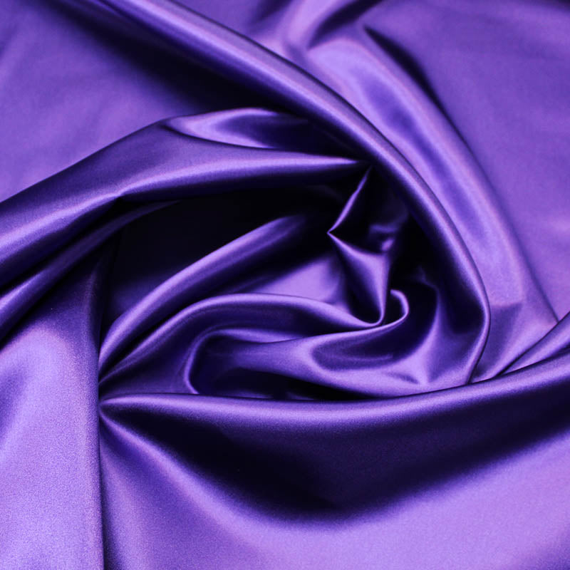 Purple  satin fabric