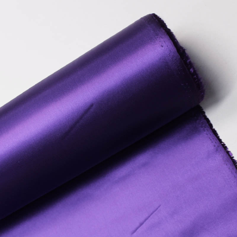 Dressmaking Satin - Chocolate Bar Purple