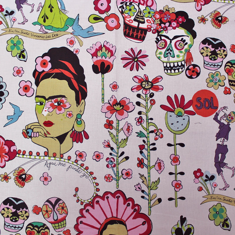 Pink Alexander Henry Frida Fabric 