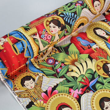 Alexander Henry fabric UK angel print
