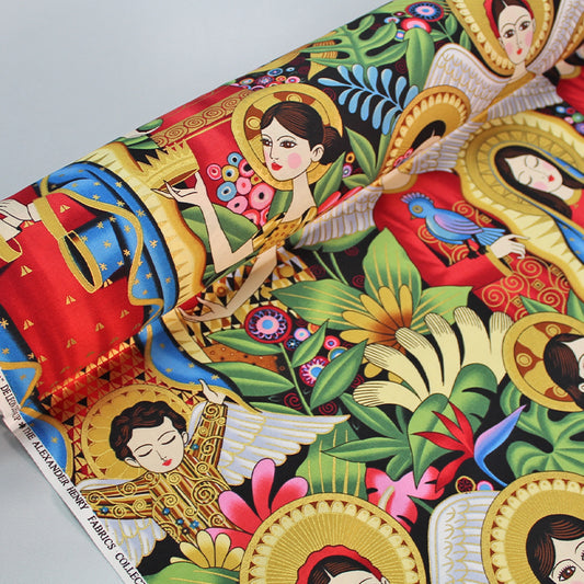 Alexander Henry fabric UK angel print