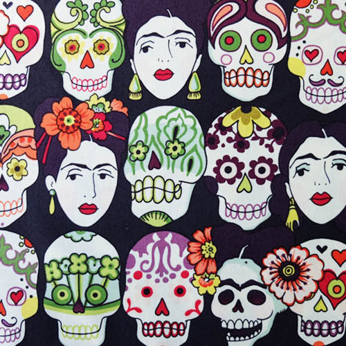 Gotas de Amor Frida Cotton by Alexander Henry- Dark Aubergine