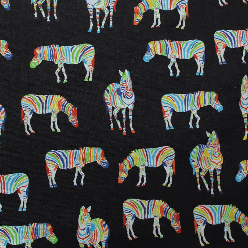 zebra print cotton fabric