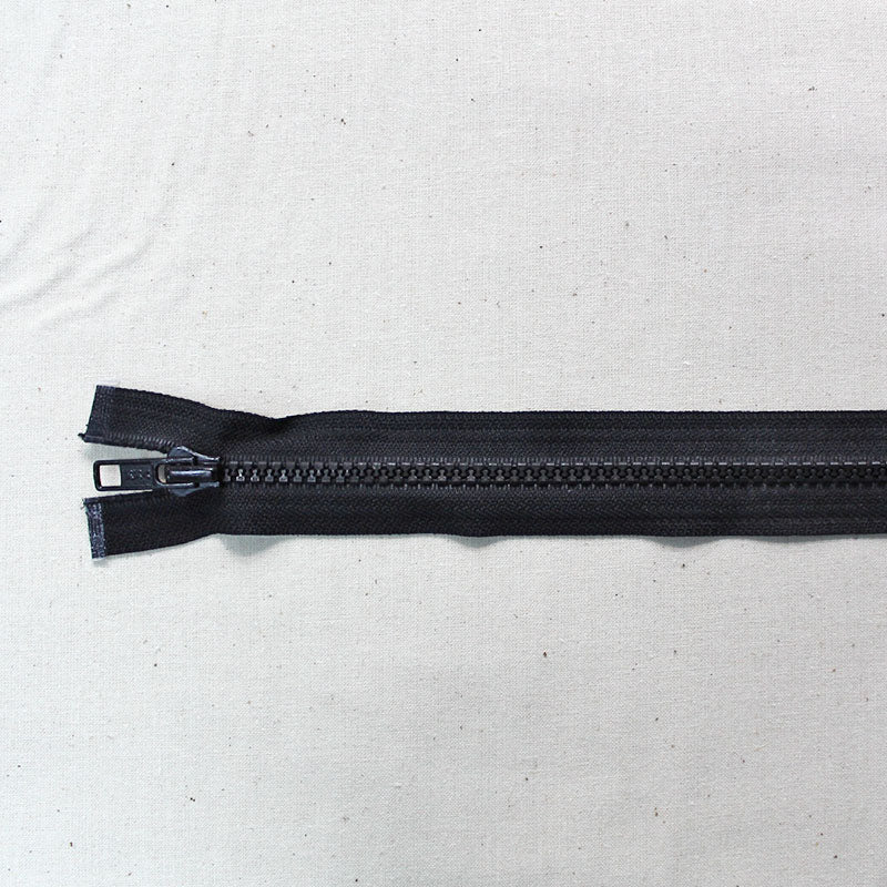 Black Open Ended 65cm YKK Chunky Zip