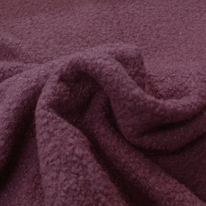 Boucle Coating Fabric - Mulberry Purple
