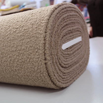 Boucle Coating Fabric - Teddy Taupe