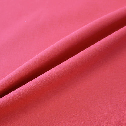 Home Furnishing Fabric Brushed Panama Weave - Ruby Red