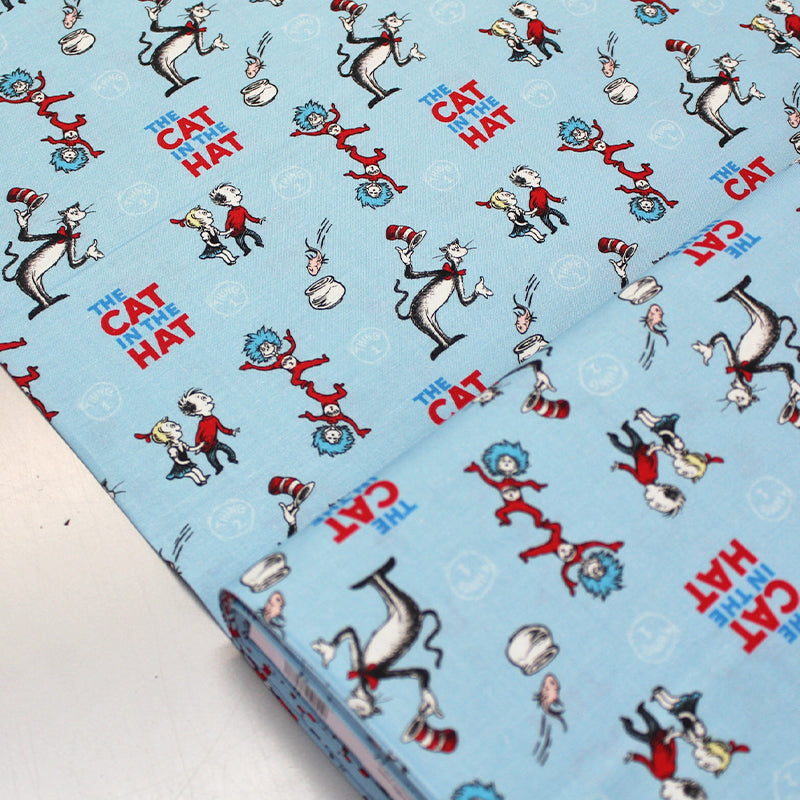 Dr Seuss Cat in the Hat Children's Fabric