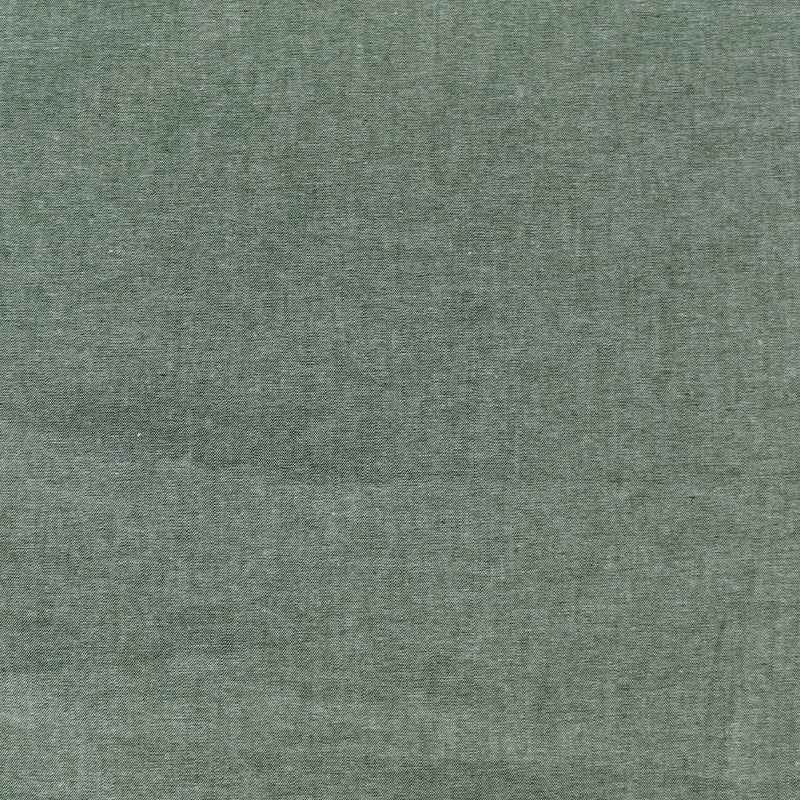 Chambray Cotton - Forest Green
