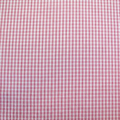 Cotton Dressmaking Seersucker Check - Pink