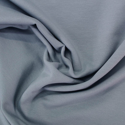 Cotton Elastane Fleece Backed Sweatshirt -  Powder Blue