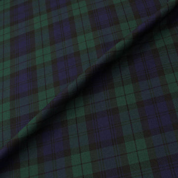Tartan - Viscose and Polyester - Black Watch