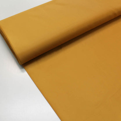 Dressmaking Anti Static Polyester Lining  - Mustard Yellow