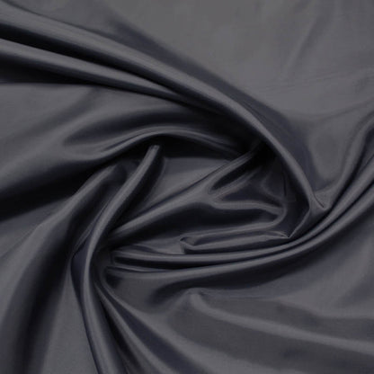 Dressmaking Anti Static Polyester Lining Fabric - Slate Grey