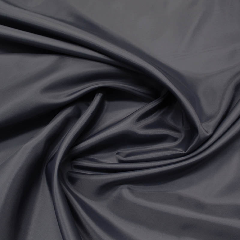 Dressmaking Anti Static Polyester Lining Fabric - Black