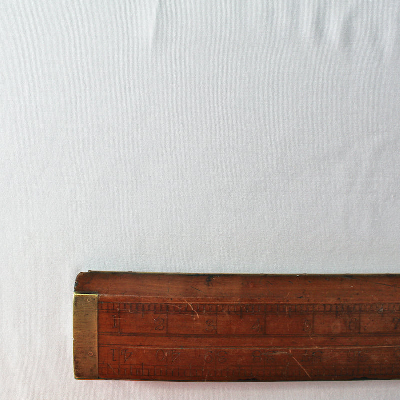 White Bamboo Jersey Fabric 