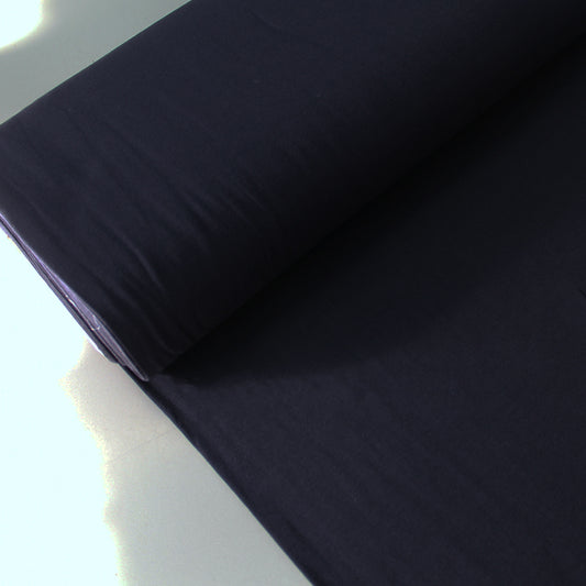Navy Blue Bamboo Jersey Fabric