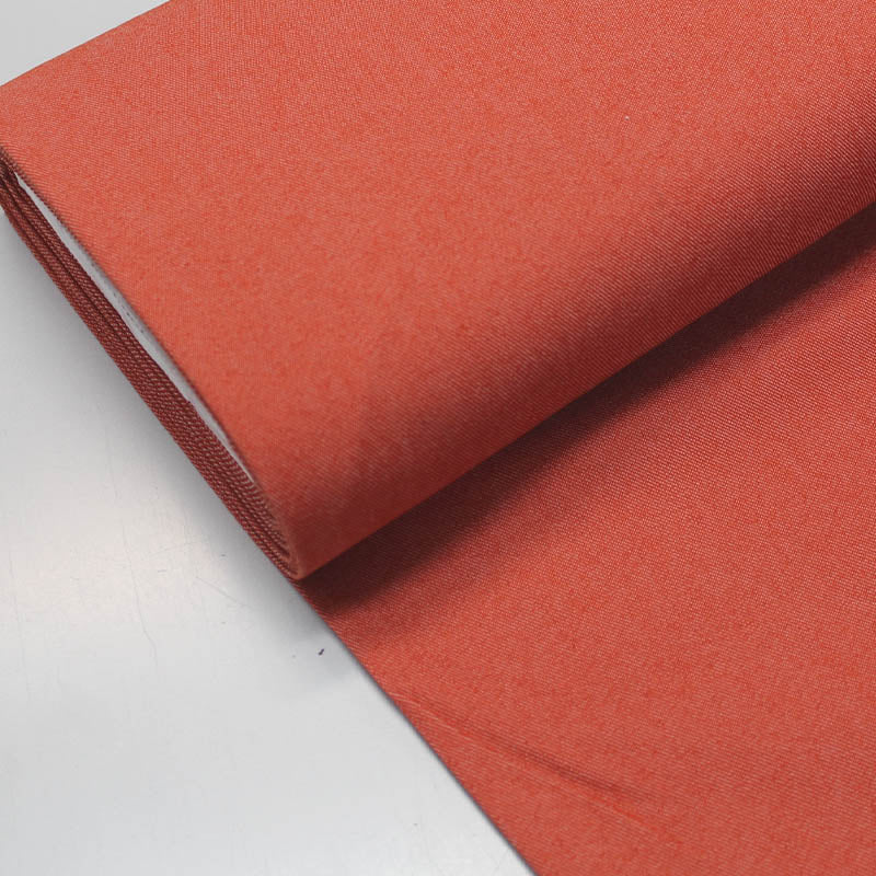 Burnt Orange Stretch Denim Fabric