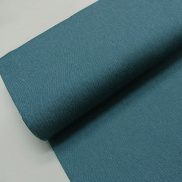 petrol green denim fabric stretch denim