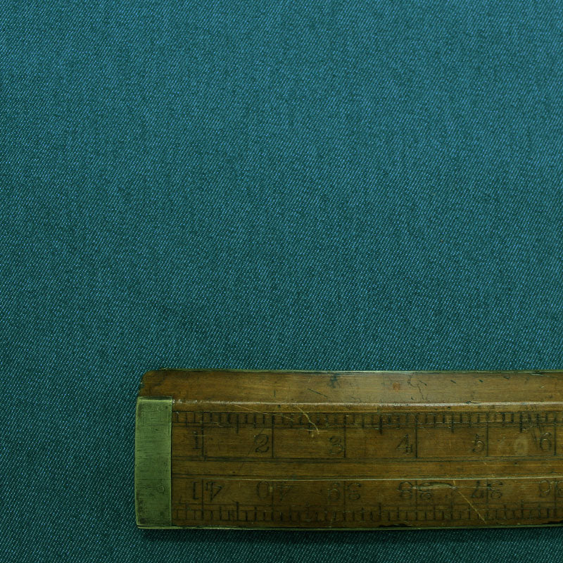 petrol green denim fabric stretch denim