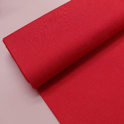 Dressmaking Coloured Stretch Denim - Red