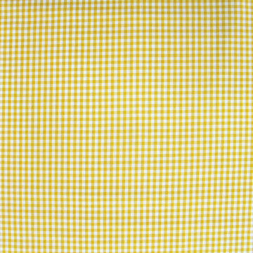Dressmaking Cotton - Mini Gingham - Yellow and White