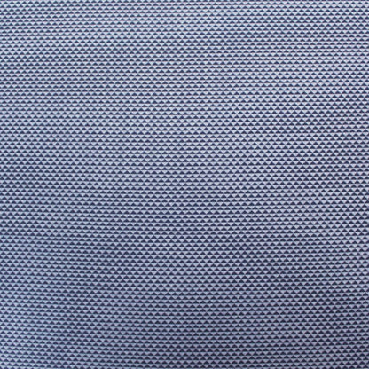 Blue 100% Cotton Dobby Fabric - Triangles 