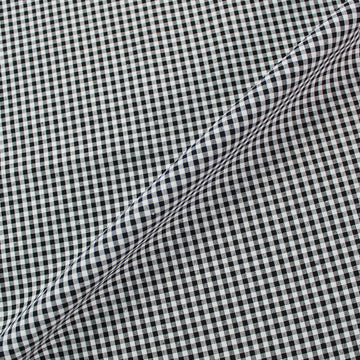 Dressmaking Cotton - Mini Gingham - Black and White