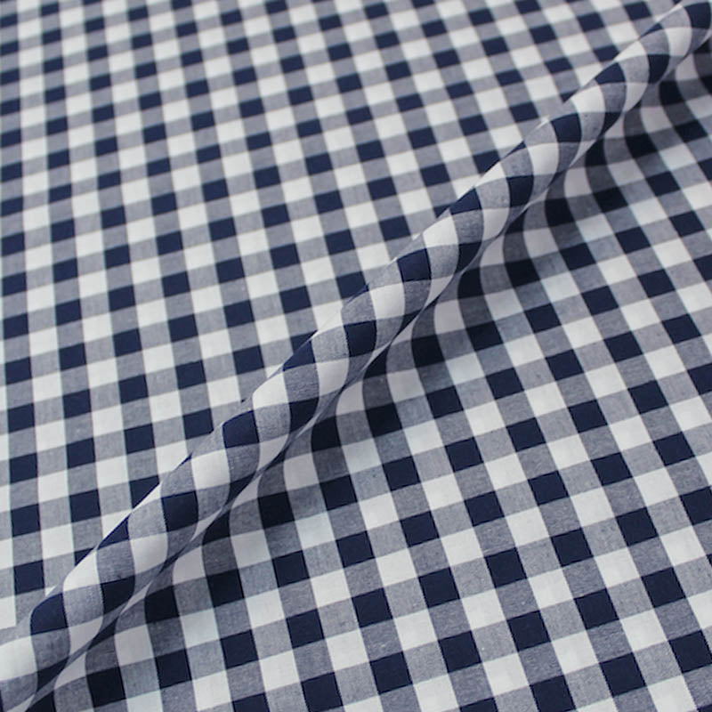 Dressmaking Cotton Gingham - Wide Width - Navy and White