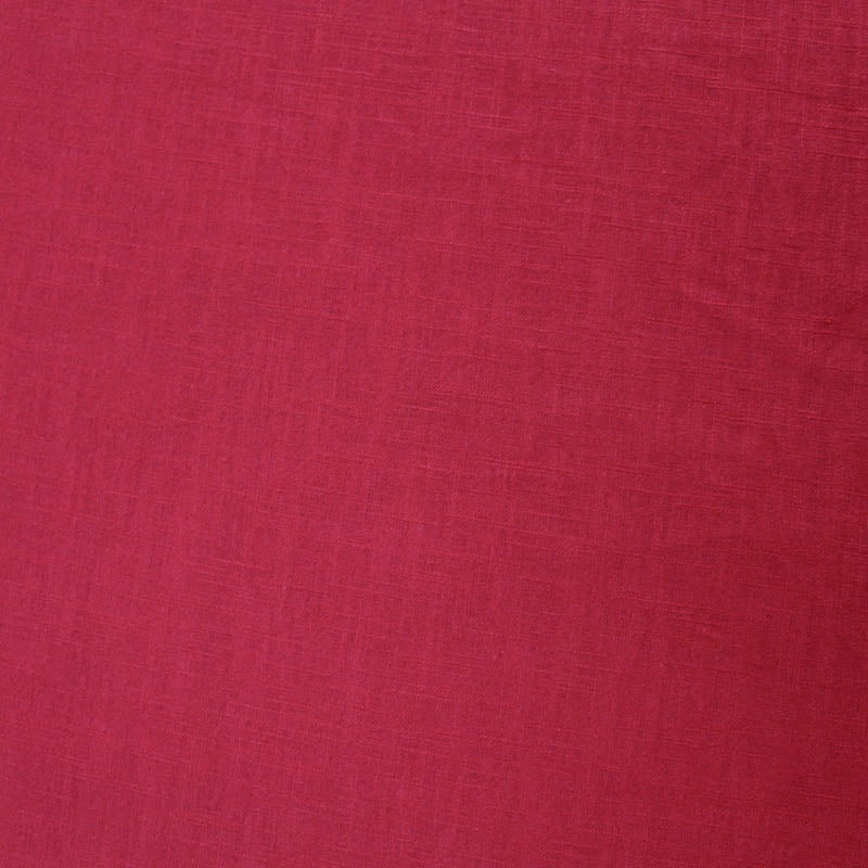 75% Linen 25% Cotton Red Washed Linen Fabric