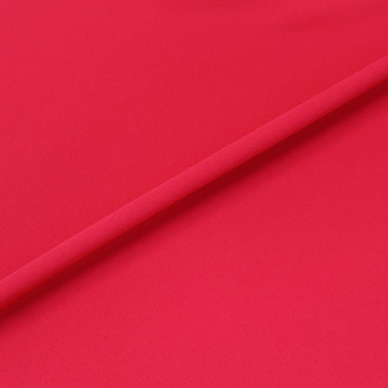 Dressmaking Polyester Triple Crepe - Bright Red