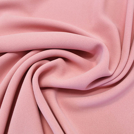 Dressmaking Polyester Triple Crepe - Rose Pink
