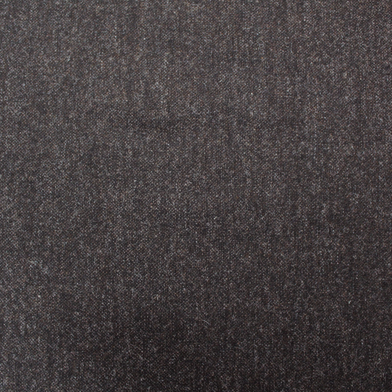 Dressmaking Shetland Wool Tweed - Dark Brown