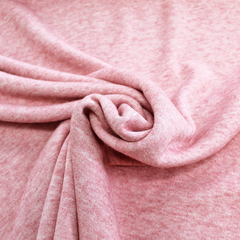 rose pink double knit viscose fabric