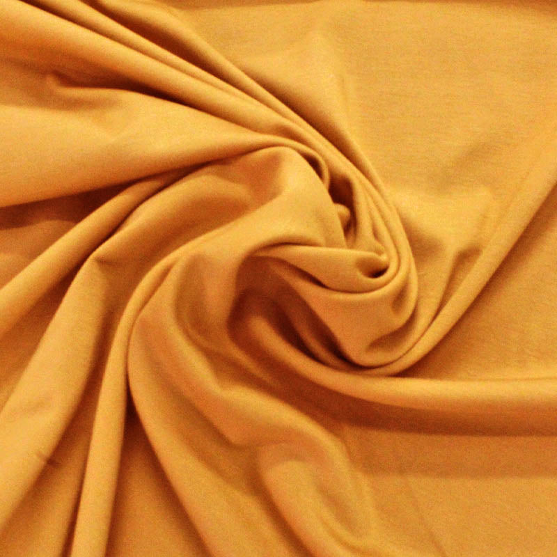 Dressmaking Viscose Elastane - Ponte Roma - Ochre Yellow