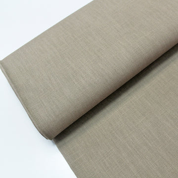 Khaki Beige Washed Linen Dressmaking Fabric