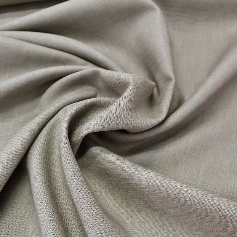 Dressmaking Washed Linen Handle - Khaki Biege