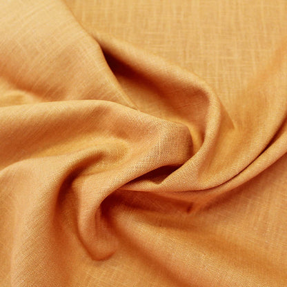 Dressmaking Washed Linen Handle - Turmeric