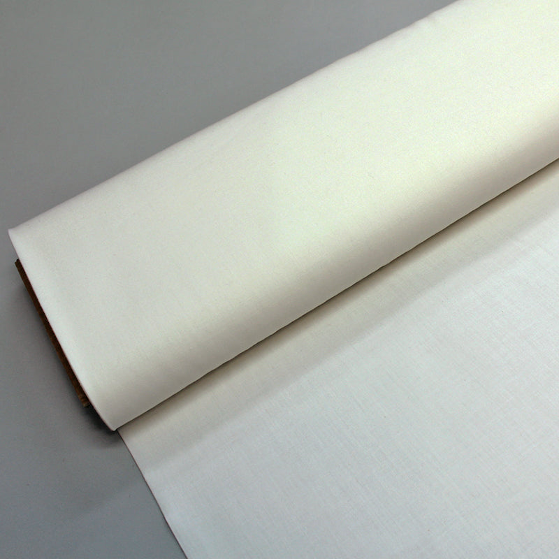 50CM REMNANT Dressmaking Wool and Cotton Mix - Cream
