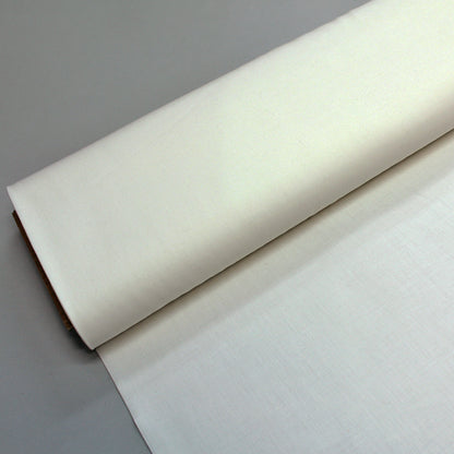 50CM REMNANT Dressmaking Wool and Cotton Mix - Cream