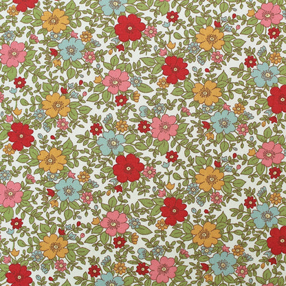 floral cotton poplin fabric