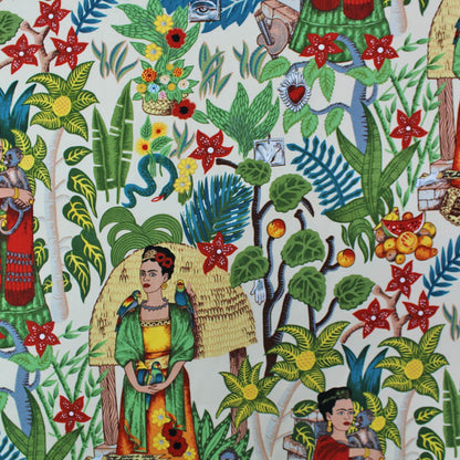 Alexander Henry Frida's Garden - Cream - Canvas Weight Cotton