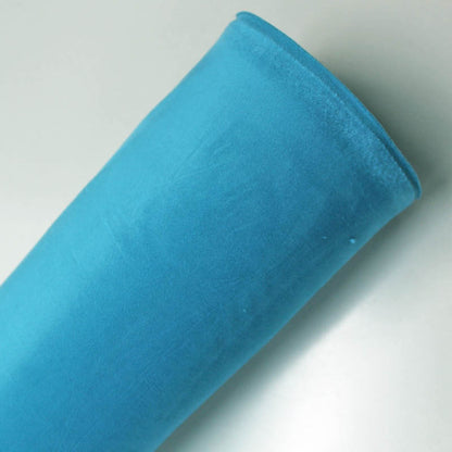 Aquamarine Blue Velvet Fabric