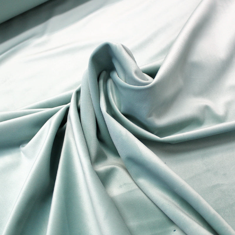 Ice Blue Furnishing Velvet Fabric