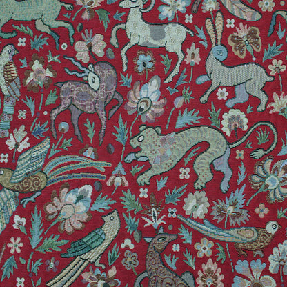 Hampton Court Tapestry Red Home Furnishing Fabric