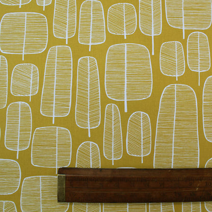 Home Furnishing Cotton - MissPrint Collection - Little Trees Yellow