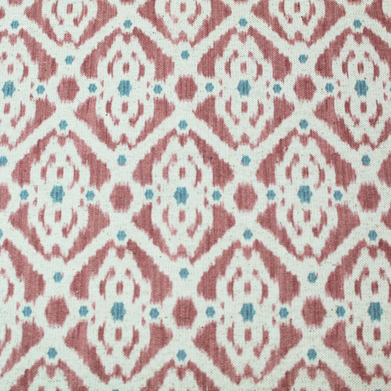Home Furnishing Linen Mix Geometric Stevie - Pink